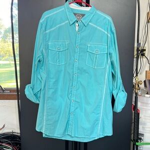 Men’s BKE standard fit Pearl snap shirt size XXL EUC